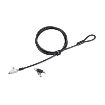 Kensington Slim N17 2.0 Keyed Laptop Lock voor Wedge-Shaped Slots - Supervisor Keyed, 1,8 m, Kensing