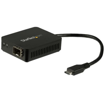 StarTech.com USB-C naar glasvezel converter - Open SFP - netwerk adapter, Bedraad, USB Type-C, Fiber