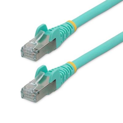 StarTech.com 2m CAT6a Ethernet Kabel, Aqua, Low Smoke Zero Halogen (LSZH), 10GbE 500MHz 100W PoE++ S