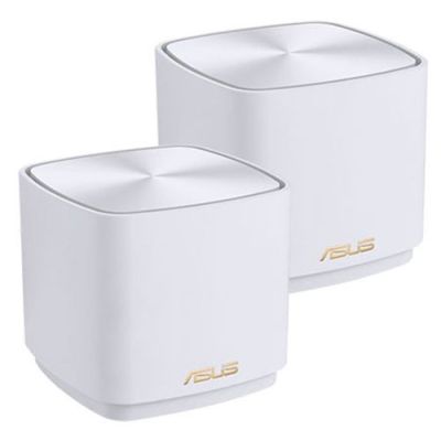 ASUS ZenWiFi XD4 Plus AX1800 2 Pack White, Wit, Intern, Netwerkrouter, Stroom, 306,58 m², Dual-band