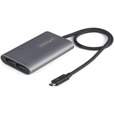 StarTech.com Thunderbolt 3 naar Dual DisplayPort Adapter DP 1.4 Dual 4K 60Hz of Single 8K/5K Thunder