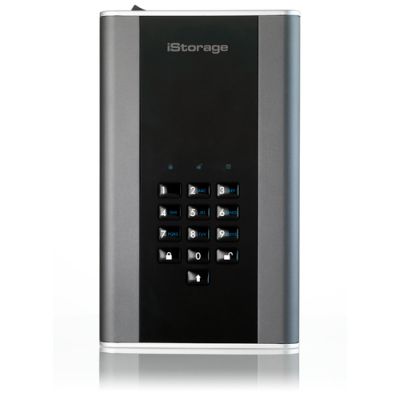iStorage DiskAshur DT2 externe harde schijf 20000 GB Zwart, Grijs