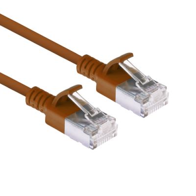 ACT DC7200 netwerkkabel Bruin 0,5 m Cat6a U/FTP (STP)