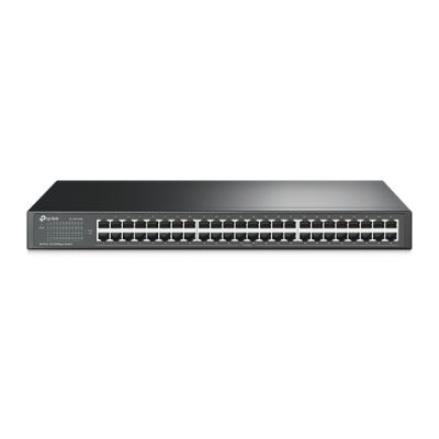 TP-Link TL-SF1048, Unmanaged, Fast Ethernet (10/100), Rack-montage, 1U