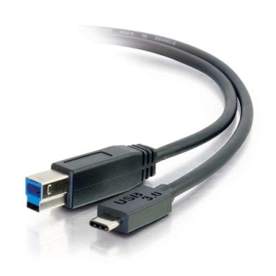 C2G USB 3.0, C - Standard B, 3m, 3 m, USB C, USB B, USB 3.2 Gen 1 (3.1 Gen 1), Mannelijk/Mannelijk,