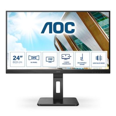 AOC P2 24P2QM, 60,5 cm (23.8"), 1920 x 1080 Pixels, Full HD, LED, 4 ms, Zwart