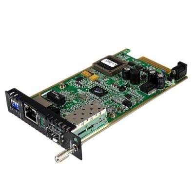 StarTech.com Gigabit ethernet glasvezel mediaconverterkaartmodule met open SFP-sleuf, 1250 Mbit/s, 1