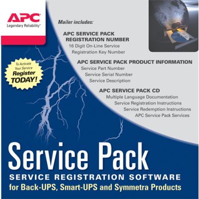 APC Service Pack 1 Year Extended Warranty, 1 licentie(s), 1 jaar, 24x7