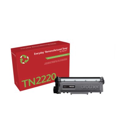 Everyday Remanufactured Everyday Zwart Remanufactured Toner van vervangt Brother TN2220, Hoge Capaci