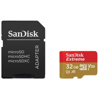 SanDisk SDSQXAF-032G-GN6AT, 32 GB, MicroSDHC, UHS-I, 100 MB/s, Class 3 (U3), Schokbestendig, Tempera