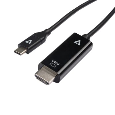V7 V7UCHDMI-1M, 1 m, USB Type-C 3.2 Gen 1, HDMI, Mannelijk, Mannelijk, Recht