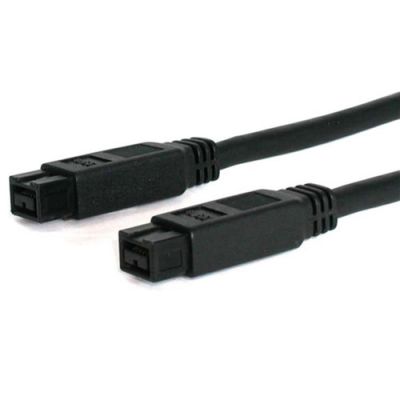 StarTech.com 10 ft 1394b Firewire Cable 9-9 Pin M-M 3,05 m Zwart
