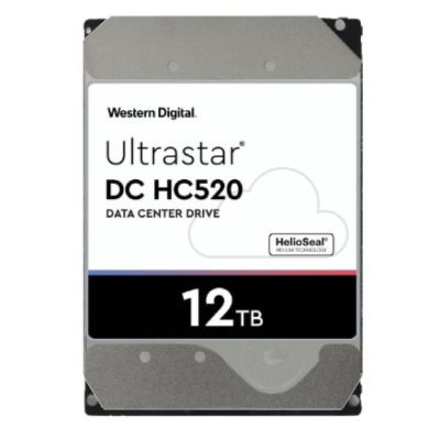 Western Digital Ultrastar DC HC520, 3.5", 12000 GB, 7200 RPM