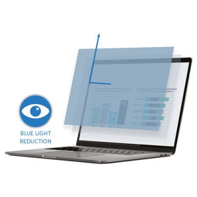 Origin Storage Anti-Blue Security Filter 2-way plug in for 15.6in wide (16:9), 39,6 cm (15.6"), 16:9, Notebook, Randloze privacyfilter voor schermen, Glanzend/mat, Antireflectie, Antireflectie, Privacy