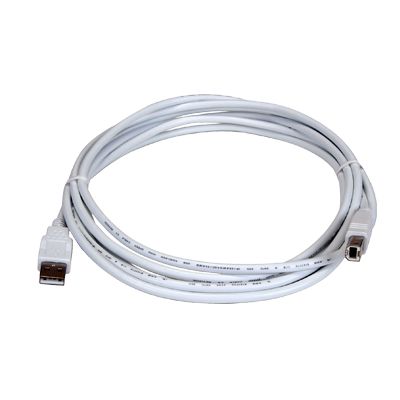 Lexmark USB aansluitkabel (2 meter), 2 m, USB A, USB B, Mannelijk/Mannelijk, Wit