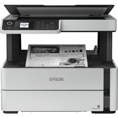 Epson EcoTank ET-M2170, Inkjet, Zwart-wit afdrukken, 1200 x 2400 DPI, A4, Direct printen, Zwart, Gri