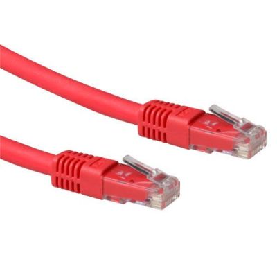ACT Rode 1,5 meter LSZH U/UTP CAT6A patchkabel met RJ45 connectoren