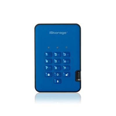 iStorage diskAshur 2 externe harde schijf 500 GB Blauw