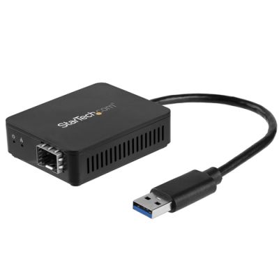 StarTech.com USB 3.0 naar Glasvezel Converter - Compacte USB naar Open SFP Adapter - USB naar Gigabi