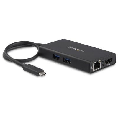StarTech.com USB-C Multiport Adapter, USB-C Travel Dock met 4K HDMI, 60W Power Delivery Passthrough,