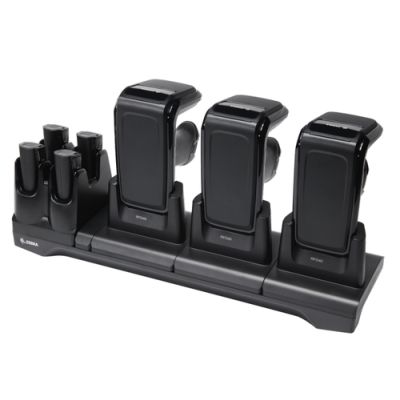 Zebra CRD3S4T-RFD49-UNIV-COM-1R, Binnen, AC, Zwart