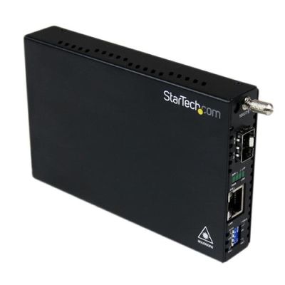 StarTech.com Gigabit ethernet glasvezelmediaconverter met open SFP-sleuf, 1250 Mbit/s, 1000Base-T, 1