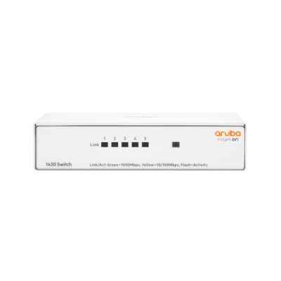 Hewlett Packard Enterprise Aruba Instant On 1430 5G, Unmanaged, L2, Gigabit Ethernet (10/100/1000),