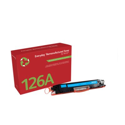 Everyday Remanufactured Everyday Cyaan Remanufactured Toner van vervangt HP 126A (CE311A), Standaard