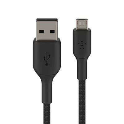Belkin CAB007bt1MBK, 1 m, USB A, Micro-USB A, Zwart