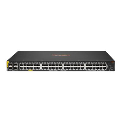 Hewlett Packard Enterprise Aruba 6000 48G Class4 PoE 4SFP 370W, Managed, L3, Gigabit Ethernet (10/10