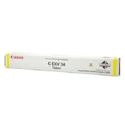 Canon C-EXV 34, 19000 pagina's, Geel, 1 stuk(s)