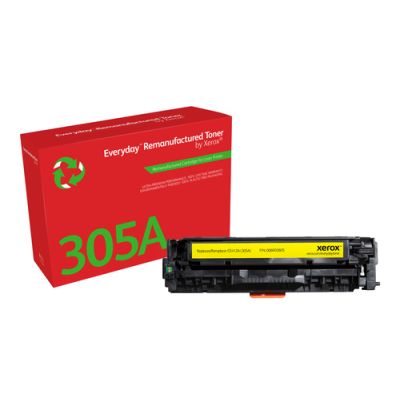 Everyday Geel Toner vervangt de HP 305A (CE412A), 2600 pagina's, 2600 pagina's, Geel, 1 stuk(s)