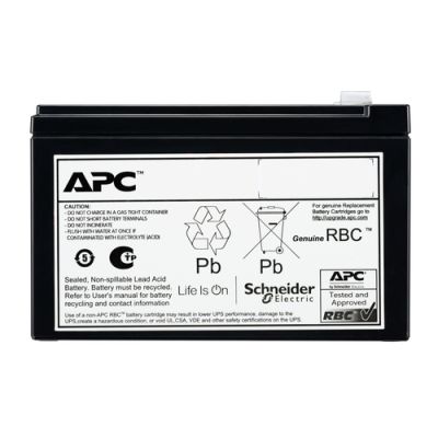 APC APCRBCV203, 24 V, Zwart, 9 Ah, 5 kg, 150,9 mm, 64,8 mm