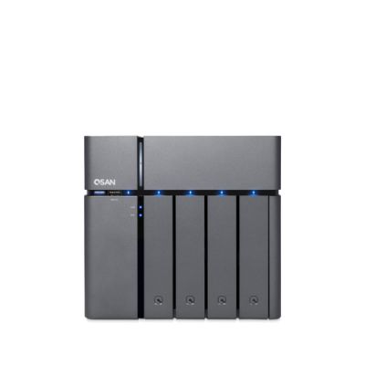 Qsan Technology XCubeNAS XN5004T/8TB, NAS, Tower, Intel® Celeron®, G3930, 8 TB, Grijs