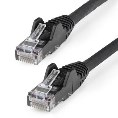 StarTech.com N6LPATCH1MBK, 1 m, Cat6, U/UTP (UTP), RJ-45, RJ-45