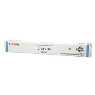 Canon C-EXV 34, 19000 pagina's, Cyaan, 1 stuk(s)
