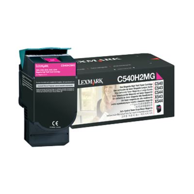 Lexmark C54x, X54x 2K magenta tonercartridge, 2000 pagina's, Magenta, 1 stuk(s)