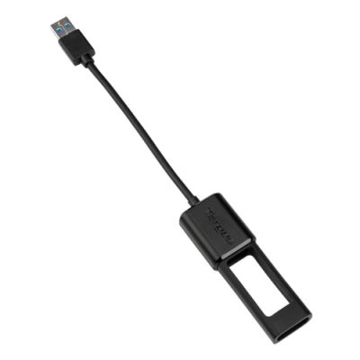 Targus ACC110401GLX, 0,1 m, USB A, USB C, Zwart