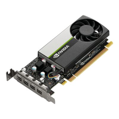 PNY NVIDIA T1000, T1000, 4 GB, GDDR6, 128 Bit, 7680 x 4320 Pixels, PCI Express x16 3.0