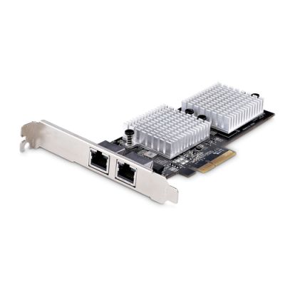 StarTech.com 2-Port 10GbE PCIe Netwerk Adapter Kaart, Netwerk Kaart voor PC/Desktop/Server, Zes Snel