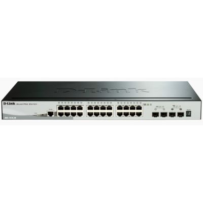 D-Link DGS-1510, Managed, L3, Gigabit Ethernet (10/100/1000), Full duplex, Rack-montage