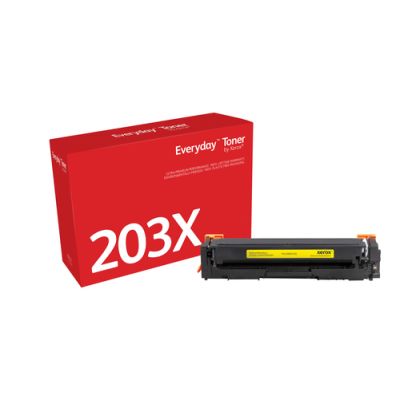 Everyday Geel Toner vervangt de HP 202X (CF542X/CRG-054HY), 2500 pagina's, 2500 pagina's, Geel, 1 st