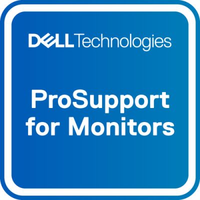 DELL Upgrade van 3 jaren Basic Advanced Exchange tot 5 jaren ProSupport for monitors, 5 jaar, 24x7x3