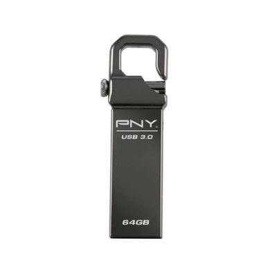 PNY 64GB Hook Attaché USB flash drive USB Type-A 3.2 Gen 1 (3.1 Gen 1) Zwart