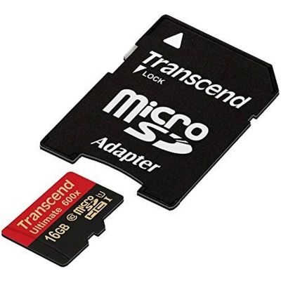 Transcend 16GB UHS-I U3, 16 GB, MicroSDHC, Klasse 10, UHS-I, 95 MB/s, 50 MB/s